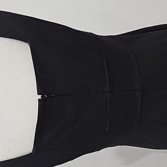 Calvin Klein Black Chic Sheath Black Dress Size 8 minimalist - Picture 7 of 16